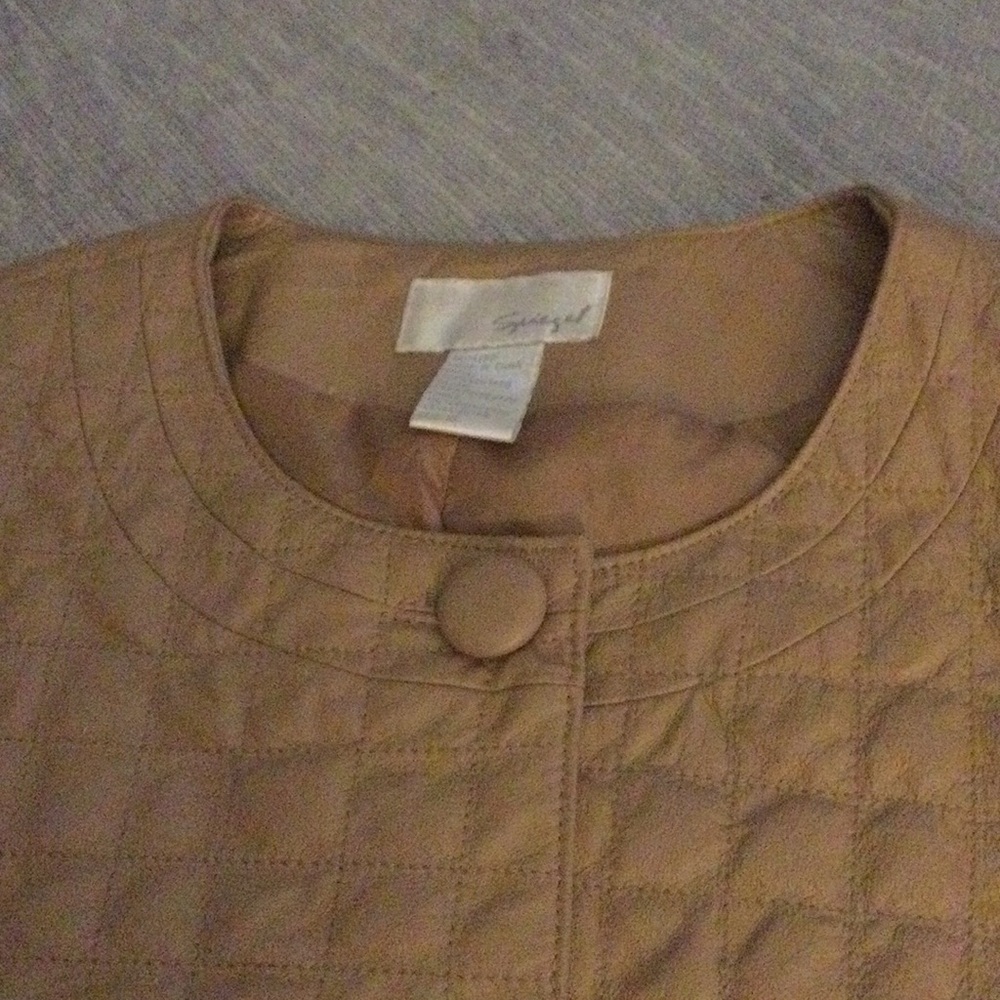 Chic Tan Quilted Jacket
